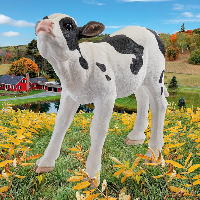 Design Toscano Clarabelle the Cow Farm Statue & Reviews Wayfair